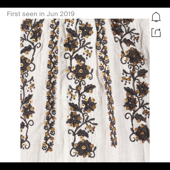 🌟 NWT Ulla Johnson Vida embroidered blouse - Picture 5 of 7